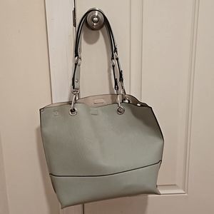 Calvin Klein light mint green purse